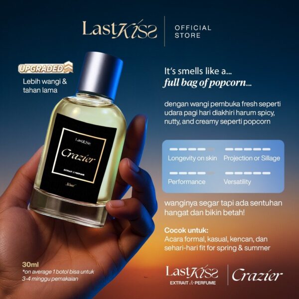 LastKiss Crazier - Fresh & Woody Perfume