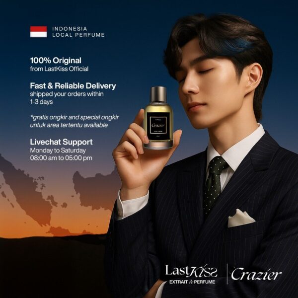 LastKiss Crazier - Fresh & Woody Perfume - Image 5
